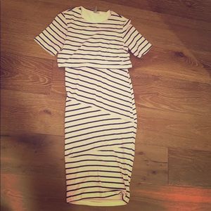 ASOS breastfeeding midi dress